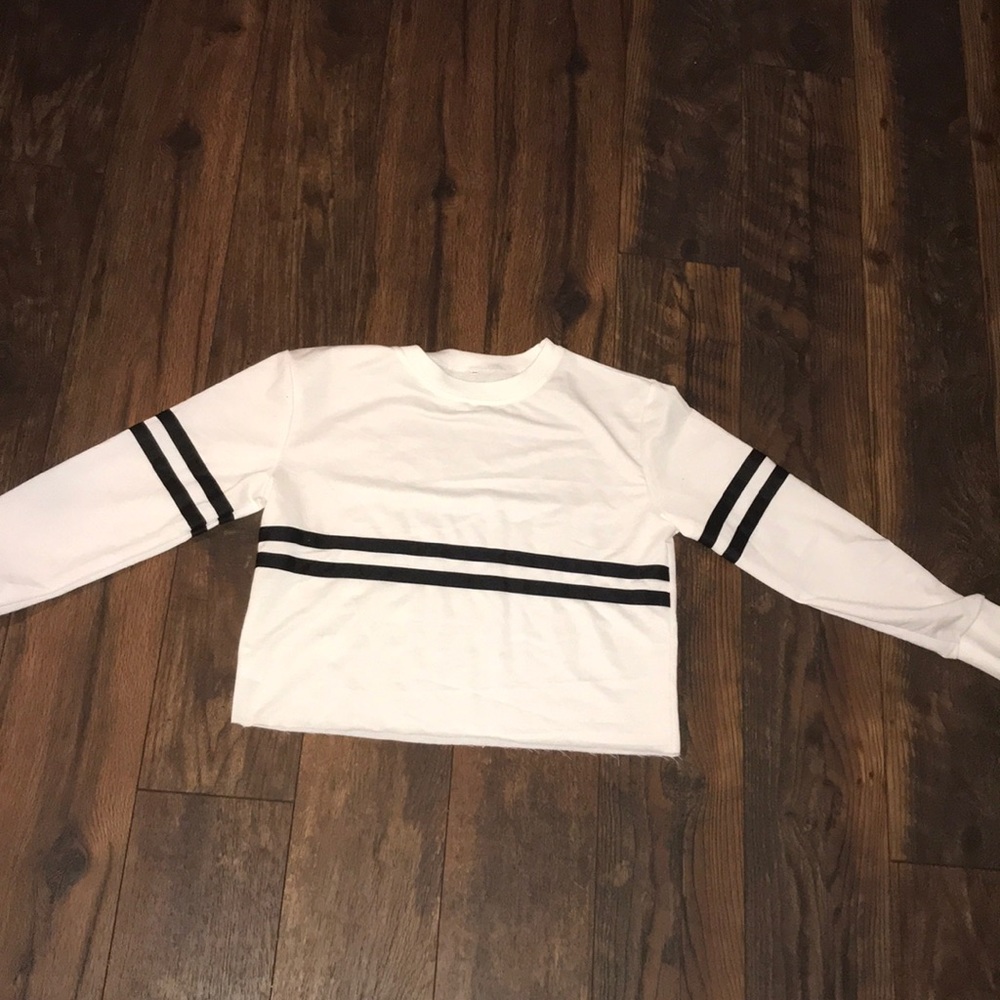 Double Navy Striped Pullover